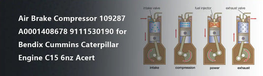 Air Brake Compressor 109287 A0001408678 9111530190 for Bendix Cummins Caterpillar Engine C15 6nz Acert