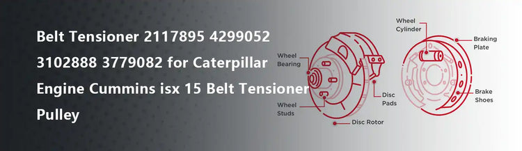Belt Tensioner 2117895 4299052 3102888 3779082 for Caterpillar Engine Cummins isx 15 Belt Tensioner Pulley