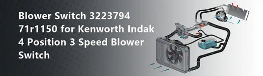 Blower Switch 3223794 71r1150 for Kenworth Indak 4 Position 3 Speed Blower Switch