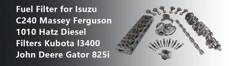 Fuel Filter for Isuzu C240 Massey Ferguson 1010 Hatz Diesel Filters Kubota l3400 John Deere Gator 825i