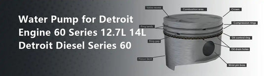 Water Pump for Detroit Engine 60 Series 12.7L 14L Detroit Diesel Series 60