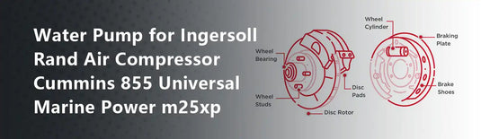 Water Pump for Ingersoll Rand Air Compressor Cummins 855 Universal Marine Power m25xp