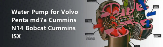 Water Pump for Volvo Penta md7a Cummins N14 Bobcat Cummins ISX