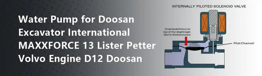 Water Pump for Doosan Excavator International MAXXFORCE 13 Lister Petter Volvo Engine D12 Doosan