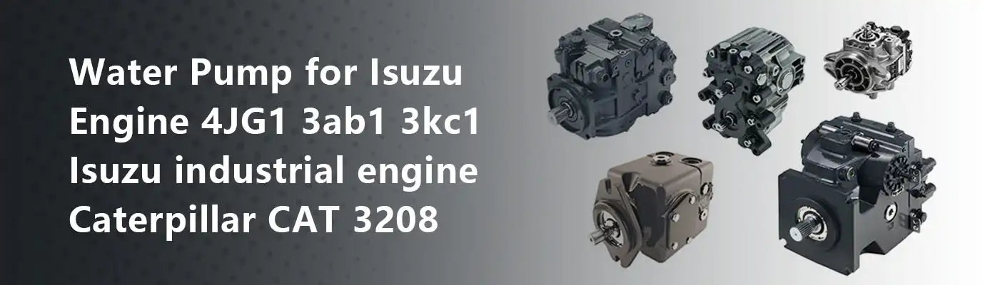 Water Pump for Isuzu Engine 4JG1 3ab1 3kc1 Isuzu industrial engine Cat ...
