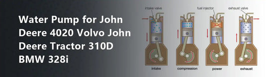 Water Pump for John Deere 4020 Volvo John Deere Tractor 310D BMW 328i