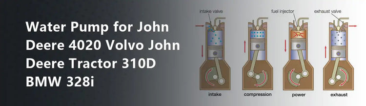 Water Pump for John Deere 4020 Volvo John Deere Tractor 310D BMW 328i