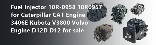 Fuel Injector 10R-0958 10R0957 for Caterpillar CAT Engine 3406E Kubota V3800 Volvo Engine D12D D12 for sale