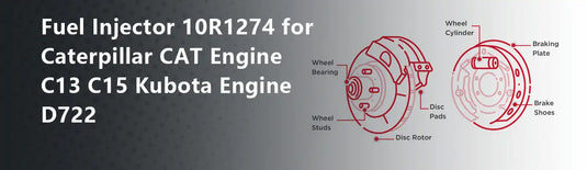Fuel Injector 10R1274 for Caterpillar CAT Engine C13 C15 Kubota Engine D722
