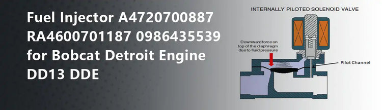 Fuel Injector A4720700887 RA4600701187 0986435539 for Bobcat Detroit Engine DD13 DDE