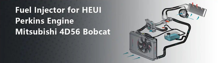 Fuel Injector for HEUI Perkins Engine Mitsubishi 4D56 Bobcat