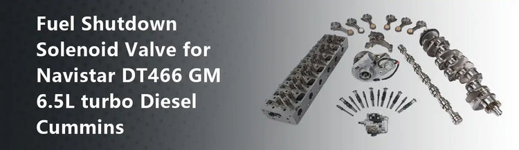 Fuel Shutdown Solenoid Valve for Navistar DT466 GM 6.5L turbo Diesel Cummins