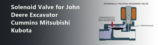 Solenoid Valve for John Deere Excavator Cummins Mitsubishi Kubota