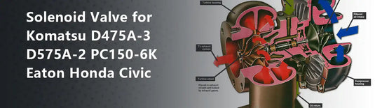 Solenoid Valve for Komatsu D475A-3 D575A-2 PC150-6K Eaton Honda Civic