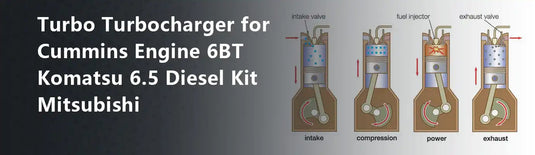 Turbo Turbocharger for Cummins Engine 6BT Komatsu 6.5 Diesel Kit Mitsubishi
