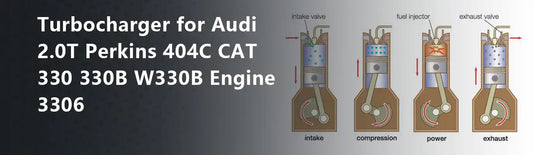 Turbocharger for Audi 2.0T Perkins 404C CAT 330 330B W330B Engine 3306