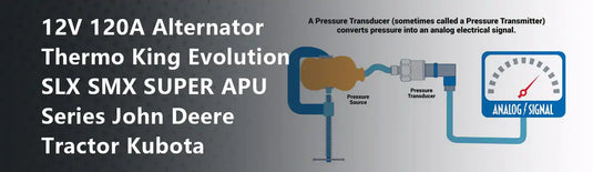 12V 120A Alternator Thermo King Evolution SLX SMX SUPER APU Series John Deere Tractor Kubota