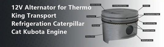 12V Alternator for Thermo King Transport Refrigeration Caterpillar Cat Kubota Engine