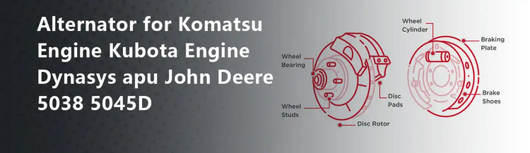 Alternator for Komatsu Engine Kubota Engine Dynasys apu John Deere 5038 5045D