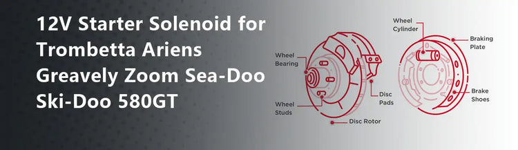 12V Starter Solenoid for Trombetta Ariens Greavely Zoom Sea-Doo Ski-Doo 580GT