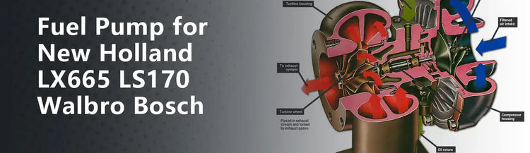 Fuel Pump for New Holland LX665 LS170 Walbro Bosch