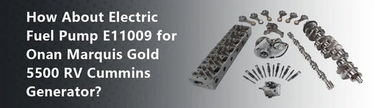 How About Electric Fuel Pump E11009 for Onan Marquis Gold 5500 RV Cummins Generator?