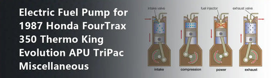 Electric Fuel Pump for 1987 Honda FourTrax 350 Thermo King Evolution APU TriPac Miscellaneous
