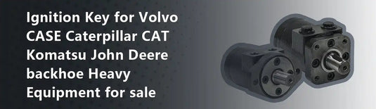 Ignition Key for Volvo CASE Caterpillar CAT Komatsu John Deere backhoe Heavy Equipment for sale
