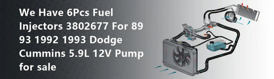 Fuel Injectors Cummins 4BT Engine david brown 990 Allis Chalmers 190xt 03 04 5 Dodge ram 2500 3500 2003 Cummins Engine 5.9l