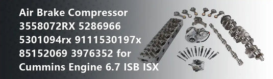 Air Brake Compressor 3558072RX 5286966 5301094rx 9111530197x 85152069 3976352 for Cummins Engine 6.7 ISB ISX