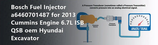 Bosch Fuel Injector a6460701487 for 2013 Cummins Engine 6.7L ISB QSB oem Hyundai Excavator