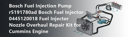 Bosch Fuel Injection Pump r5191780ad Bosch Fuel Injector 0445120018 Fuel Injector Nozzle Overhaul Repair Kit for Cummins Engine
