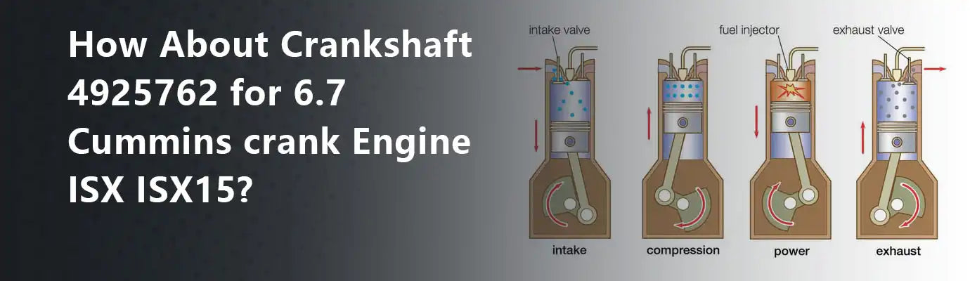 How About Crankshaft 4925762 for 6.7 Cummins crank Engine ISX ISX15 ...