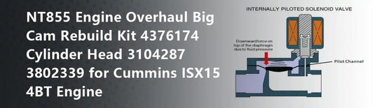 NT855 Engine Overhaul Big Cam Rebuild Kit 4376174 Cylinder Head 3104287 3802339 for Cummins ISX15 4BT Engine