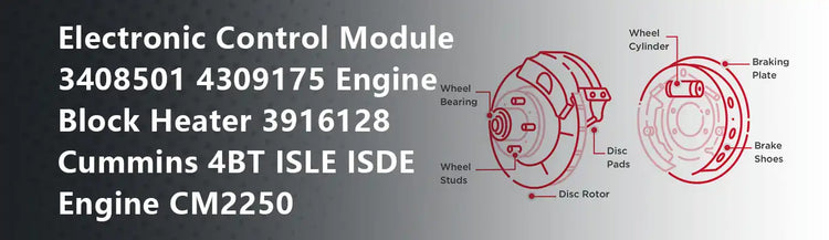 Electronic Control Module 3408501 4309175 Engine Block Heater 3916128 Cummins 4BT ISLE ISDE Engine CM2250