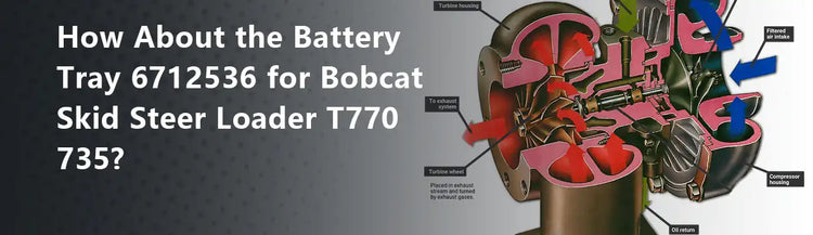 How About the Battery Tray 6712536 for Bobcat Skid Steer Loader T770 735?