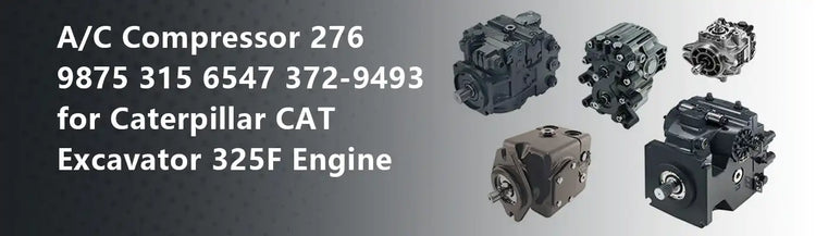A/C Compressor 276 9875 315 6547 372-9493 for Caterpillar CAT Excavator 325F Engine