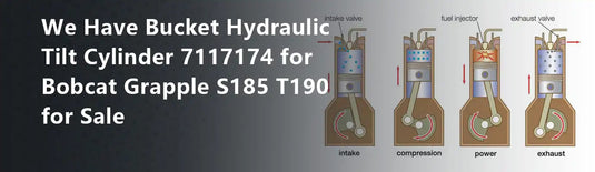 We Have Bucket Hydraulic Tilt Cylinder 7117174 for Bobcat Grapple S185 T190 for Sale