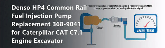Denso HP4 Common Rail Fuel Injection Pump Replacement 368-9041 for Caterpillar CAT C7.1 Engine Excavator