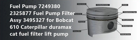 Fuel Pump 7249380 2325877 Fuel Pump Filter Assy 3495327 for Bobcat 610 Caterpillar duramax cat fuel filter lift pump