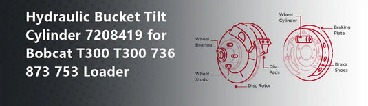Hydraulic Bucket Tilt Cylinder 7208419 for Bobcat T300 T300 736 873 753 Loader