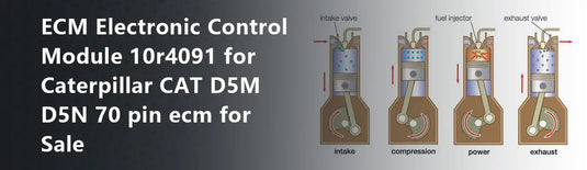 ECM Electronic Control Module 10r4091 for Caterpillar CAT D5M D5N 70 pin ecm for Sale