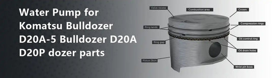 Water Pump for Komatsu Bulldozer D20A-5 Bulldozer D20A D20P dozer parts