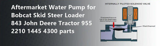 Aftermarket Water Pump for Bobcat Skid Steer Loader 843 John Deere Tractor 955 2210 1445 4300 parts