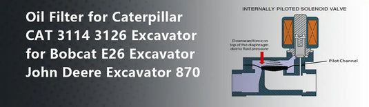 Oil Filter for Caterpillar CAT 3114 3126 Excavator for Bobcat E26 Excavator John Deere Excavator 870