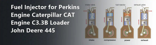 Fuel Injector for Perkins Engine Caterpillar CAT Engine C3.3B Loader John Deere 445