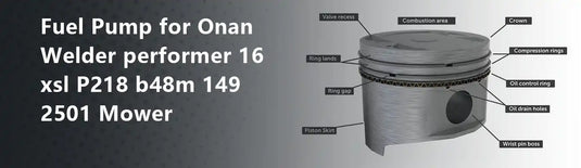 Fuel Pump for Onan Welder performer 16 xsl P218 b48m 149 2501 Mower