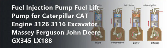 Fuel Injection Pump Fuel Lift Pump for Caterpillar CAT Engine 3126 3116 Excavator Massey Ferguson John Deere GX345 LX188