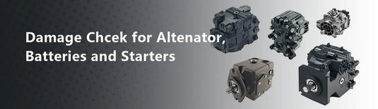Damage Chcek for Altenator, Batteries and Starters
