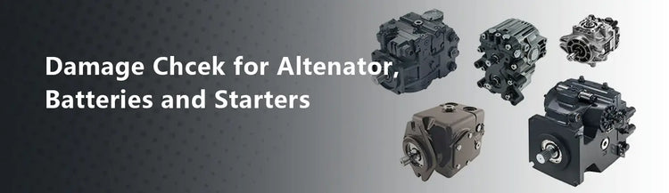 Damage Chcek for Altenator, Batteries and Starters